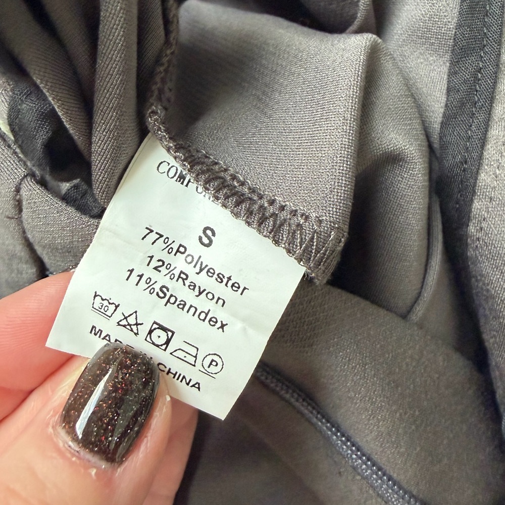 Women’s wide leg Gray trousers - Picture 3 of 4